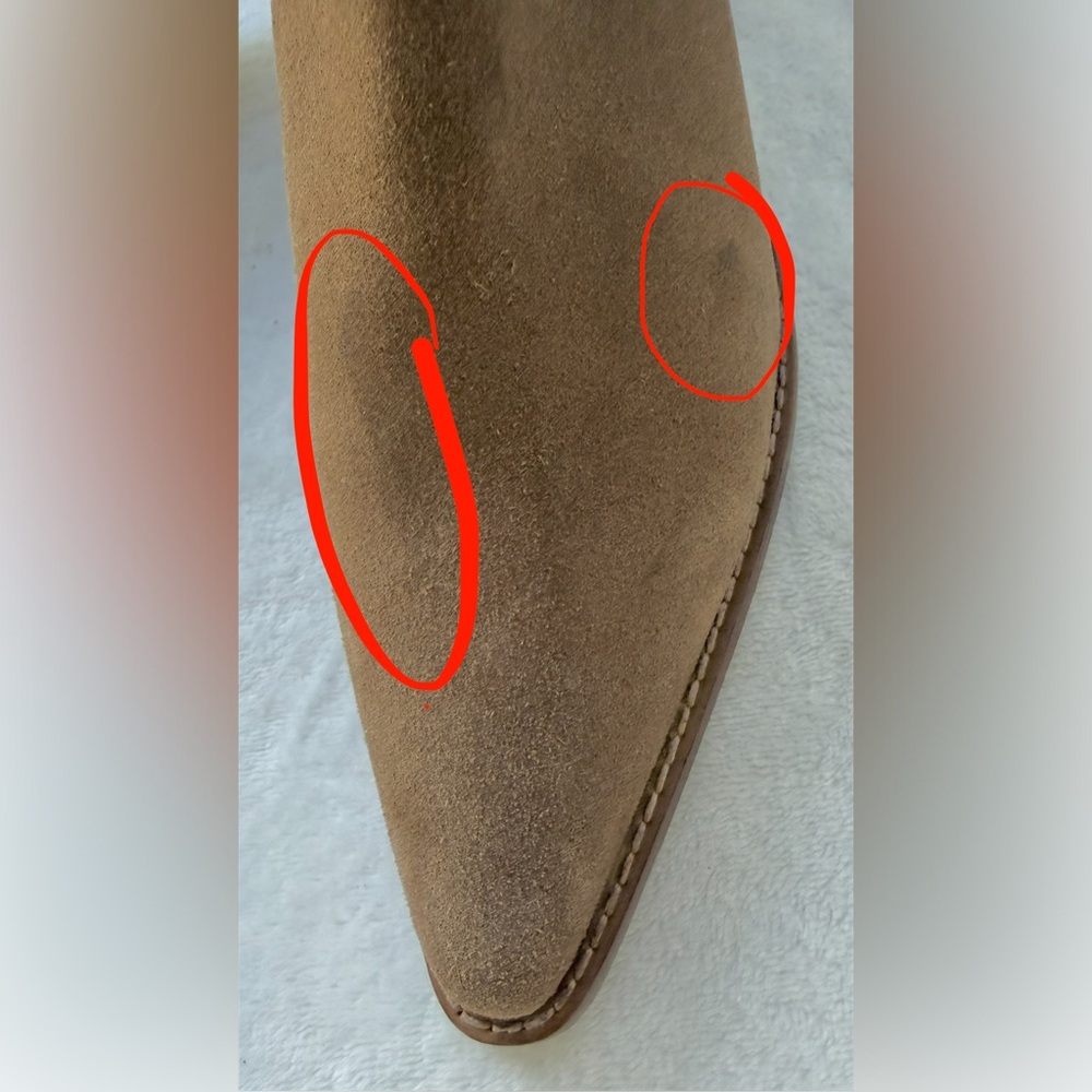 House of Harlow 1960 Revolve Tan Suede Western Booties Size 9.5 - Picture 16 of 16